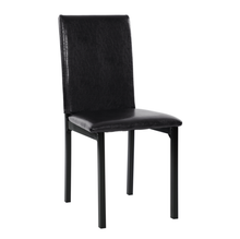 Load image into Gallery viewer, Furniture 5 Piece Metal Dinette Set with Faux Marble Top - Black