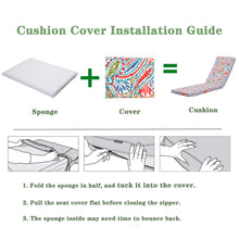 Load image into Gallery viewer, 2PCS Set Outdoor Lounge Chair Cushion Replacement Patio Funiture Seat Cushion Chaise Lounge Cushion