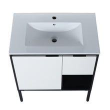 Load image into Gallery viewer, 30 Inch Bathroom Vanity with Ceramic Sink,30x18