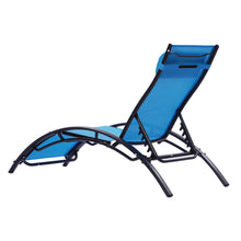 Load image into Gallery viewer, 2PCS Set Chaise Lounges Outdoor Lounge Chair Lounger Recliner Chair For Patio Lawn Beach Pool Side Sunbathing