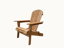 Load image into Gallery viewer, BTExpert Folding Adirondack Chair Half Assembled Lounge Chair Outdoor Wooden Patio Chair for Lawn Garden Backyard Deck Fire pit Pool Beach 350lb Weight Capacity