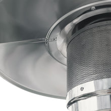 Load image into Gallery viewer, 46000BTU Propane Stainless Steel Mushroom Outdoor Patio Heater, with Two Smooth-rolling Wheels,with Hose Set,with Black Cover,with Round Side Table