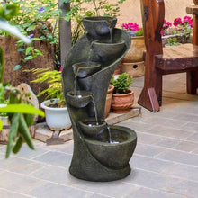 Load image into Gallery viewer, Resin Zen Fountain with LED Light