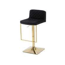 Load image into Gallery viewer, SUPERJARE Bar Stools - Swivel Barstool Chairs with Back, Modern Pub Kitchen Counter Height,velvet