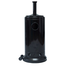 Load image into Gallery viewer, 46000BTU Propane Black powder coated Iron Mushroom Outdoor Patio Heater, with Two Smooth-rolling Wheels,with Hose Set,with Black Cover