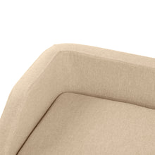 Load image into Gallery viewer, 32" Beige Pet Sofa, Dog Sofa, Cat sofa, Cat Bed, Pet Bed, Dog Bed, Cat Bed, rectangle sofa with movable cushion, with wood style foot