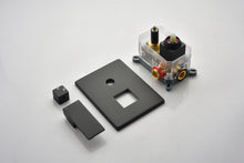 Load image into Gallery viewer, 10 Inches Matte Black Shower Set System Bathroom Luxury Rain Mixer Shower Combo Set Ceiling Mounted Rainfall Shower Head Faucet (Contain Shower Faucet Rough-In Valve Body and Trim)