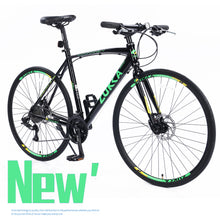 Load image into Gallery viewer, 27 Speed Hybrid bike Disc Brake 700C Road Bike For men women's City Bicycle