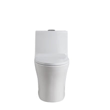 Load image into Gallery viewer, 1.28 GPM (Water Efficient) One-Piece Elongated Toilet, Soft Close Seat Included (cUPC Approved) - 28"x15"x28"