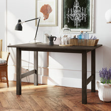 Load image into Gallery viewer, TOPMAX Farmhouse 5-Piece Wood Dining Table Set for 4, Kitchen Furniture Set with 4 Upholstered Dining Chairs for Small Places, Gray Table+Gray Chair