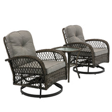 Load image into Gallery viewer, 3pcs Outdoor Furniture Wicker set