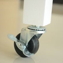 Load image into Gallery viewer, Kitchen Island & Kitchen Cart, Rubber Wood Top, Mobile Kitchen Island with Two Lockable Wheels, Simple Design for Easy Storing and Fetching, Two Drawers Give Unique Storage for Special Utensil.