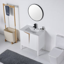 Load image into Gallery viewer, 32in. Bathroom Vanity With Ceramic Top