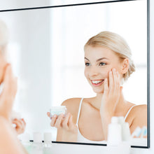 Load image into Gallery viewer, 36x26 inches Modern Black Bathroom Mirror with Aluminum Frame Vertical or Horizontal Hanging Decorative Wall Mirrors for Living Room Bedroom