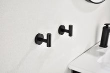 Load image into Gallery viewer, Bathroom Towel Hook Robe Hook Shower Kitchen Wall Hanging Hooks No Drill Wall Mount SUS 304 Stainless Steel Matt Black 6 Pack