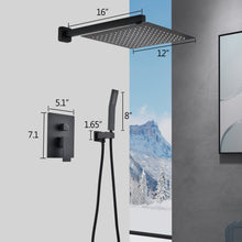 Load image into Gallery viewer, 12" Rain Shower Head Systems Wall Mounted Shower