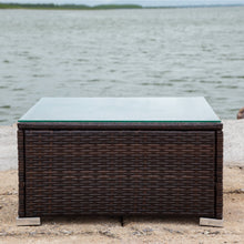 Load image into Gallery viewer, 3 Piece Patio Sectional Wicker Rattan Outdoor Furniture Sofa Set