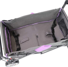 Load image into Gallery viewer, Push & Pull Utility Folding Wagon with Removable Canopy