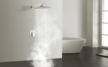 Load image into Gallery viewer, 10 Inch Rain Shower Head System Shower Combo Set Bathroom Wall Mount Mixer Shower Faucet Rough-In Valve and Shower Arm Included