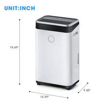Load image into Gallery viewer, 4800 Sq.Ft. Dehumidifier for large space,High Humidity 50 Pints Capacity, With 6.5L Water tank & Continuous Drain Hose, Auto Defrost, Quiet.