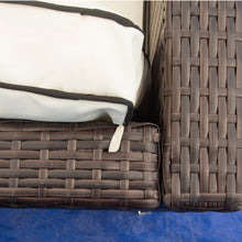 Load image into Gallery viewer, 3 Piece Patio Sectional Wicker Rattan Outdoor Furniture Sofa Set