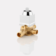 Load image into Gallery viewer, 10 Inch Rain Shower Head System Shower Combo Set Bathroom Wall Mount Mixer Shower Faucet Rough-In Valve and Shower Arm Included