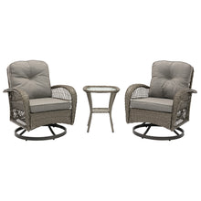 Load image into Gallery viewer, 3pcs Outdoor Furniture Modern Wicker set