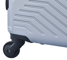 Load image into Gallery viewer, 3 Piece Luggage Sets ABS Lightweight Suitcase with Two Hooks, Spinner Wheels, TSA Lock, Silver (20/24/28)