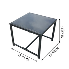 Load image into Gallery viewer, Outdoor 2-Seater Rattan Sofa Set with Cushion, Black