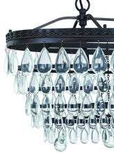 Load image into Gallery viewer, 4-Light Oil Rubbed Bronze Chandelier with Crystal Accent