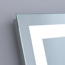Load image into Gallery viewer, LED Lighted Bathroom Wall Mounted Mirror with High Lumen+Anti-Fog Separately Control+Dimmer Function