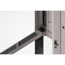 Load image into Gallery viewer, Mobile wooden pet hen house with wheels tractor chicken coop movable backyard large run nesting boxes cheap sale