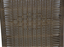 Load image into Gallery viewer, BTExpert Indoor Outdoor 23.75" Round Tempered Glass Metal Table + 3 Brown Restaurant Rattan Stack Chairs