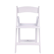 Load image into Gallery viewer, BTExpert Resin Folding Chair Vinyl Padded Seat Indoor Outdoor lightweight Set for Home Event Party Picnic Kitchen Dining Church School Weddings White Set of 30