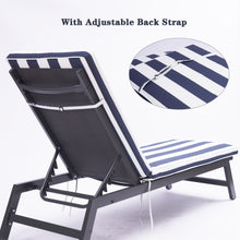 Load image into Gallery viewer, 2PCS Set Outdoor Lounge Chair Cushion Replacement Patio Funiture Seat Cushion Chaise Lounge Cushion