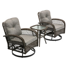 Load image into Gallery viewer, 3pcs Outdoor Furniture Wicker set
