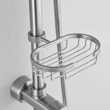 Load image into Gallery viewer, Shower System with Rain Showerhead, 5-Function Hand Shower, Adjustable Slide Bar and Soap Dish, Brushed Nickel Finish
