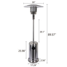 Load image into Gallery viewer, 47000 BUT Outdoor Freestanding Propane Iron Floor Standing Standing Patio Heater Iron