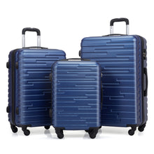 Load image into Gallery viewer, 3-piece Trolley Case Set, 360 Degree Rotation Wheels with TSA Lock, Travel Suitcase Set, Royal Blue