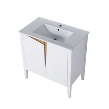 Load image into Gallery viewer, 32in. Bathroom Vanity With Ceramic Top