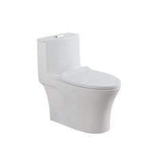 Load image into Gallery viewer, 1.28 GPM (Water Efficient) One-Piece Elongated Toilet, Soft Close Seat Included (cUPC Approved) - 28"x15"x28"