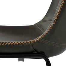 Load image into Gallery viewer, TREXM Vintage Armless Leatherier Dining Stools Indoor Dining Chairs Set of 2 (Gray)