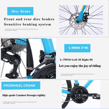 Load image into Gallery viewer, 27 Speed Hybrid bike Disc Brake 700C Road Bike For men women's City Bicycle