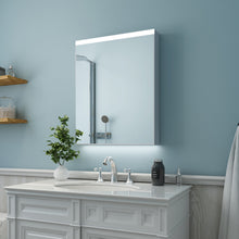 Load image into Gallery viewer, 24''x 30''LED Lighted Bathroom Medicine Cabinet with Mirror, Surface Lighted Medicine Cabinet,Adjustable Shelves,Intelligent Switch Medicine Cabinet, Aluminum Frame, Right opening door