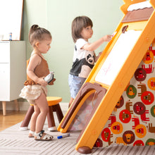 Load image into Gallery viewer, Kids Play Tent - 4 in 1 Teepee Tent with Stool and Climber, Foldable Playhouse Tent for Boys & Girls