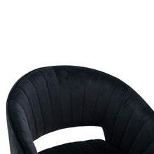 Load image into Gallery viewer, Hengming Home Office Computer Desk Chair ,Velvet Accent Armchair,Adjustable Swivel Task Stool with Gold Plating Base