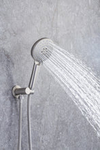 Load image into Gallery viewer, Tub Shower Faucets Sets Complete Bathtub Faucet Set Brushed Nickel Bathtub Shower System with Tub Spout, Bathroom Tub and Shower Faucet Combo Trim Kit with Rough-in Valve