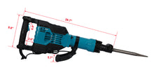 Load image into Gallery viewer, 1900 BPM Electric Demolition Jack Hammer 1-1/8 Inch SDS-Hex Heavy Duty Concrete Pavement Breaker Drills Kit