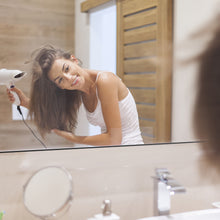 Load image into Gallery viewer, 36x26 inches Modern Black Bathroom Mirror with Aluminum Frame Vertical or Horizontal Hanging Decorative Wall Mirrors for Living Room Bedroom