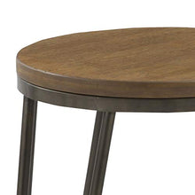 Load image into Gallery viewer, BTEXPERT 5082-4 Round Bistro Dining Stools Chair, 30, Kate and Laurel Tully Backless Modern Wood